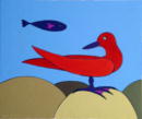 Le reve de la mouette - 55x65 cm