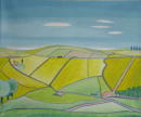 Sans titre - Paysage vu d'avion - 55x65 cm