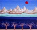 Sans titre - Paysage - 55x65 cm