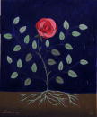 La rose de St Exupery - 38x46 cm