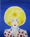 La canadienne de passage - 38x46 cm