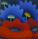 L'closion de l'amour (Coll. Aractingi) - 80x80 cm