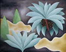 Les cypres c les fmes sont svent ds les nuages - 65x81 cm