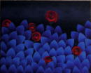 Les roses de pline - 65x81 cm