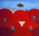 Tortue volante (Coll. prive) - 65x70 cm
