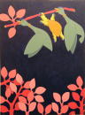 F234 La tortue et les deux canards (Coll. Aractingi) - 98x130 cm