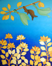 F234 La tortue et les deux canards (Coll. Aractingi) - 115x146 cm
