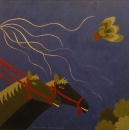 F050 Le coche et la mouche (Coll. Muse) - 100x100 cm