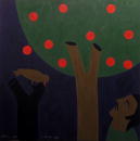 F190 Le philosophe Scythe (Coll. Muse) - 100x100 cm