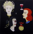 F229 Testament expliqu par Esope (Coll. Muse) - 100x100 cm