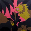 F183 Le ptre et le lion (Coll. Muse) - 100x100 cm