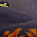 F141 Le lion malade et le renard (Coll. Muse) - 100x100 cm