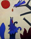 F060 Le corbeau et le renard (Coll. prive) - 81x100 cm