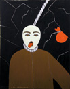 F235 Le tresor et les deux hommes (Coll. Muse) - 81x100 cm