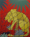F140 Le lion et le rat un jour de Nol (Coll. Muse) - 81x100 cm