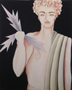 F228 Le statuaire et la statue de Jupiter (Coll. Muse) - 81x100 cm