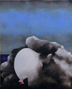 F167 La montagne qui accouche (Coll. Muse) - 81x100 cm