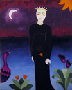 F181 Le paon se plaignant  Junon (Coll. Muse) - 81x100 cm