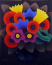 Le bouquet brsilien (Coll. prive) - 81x100 cm