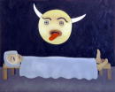 F169 La mort et le malheureux - Esope + Senegue (Coll. Muse)  - 81x100 cm