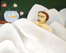 F112 L'homme et la puce (Coll. Muse) - 81x100 cm