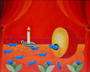 F201 Le rat qui s'est retir du monde (Coll. Muse) - 81x100 cm