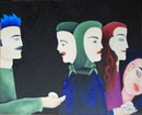 F092 Les femmes et le secret (Coll. Muse) - 81x100 cm