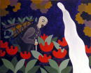 F168 La mort et le bucheron - Esope (Coll. Muse) - 81x100 cm