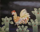 F058 Le coq et la perle (Coll. Muse) - 81x100 cm