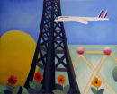 Sans titre - Tour Eiffel (Coll. prive) - 81x100 cm