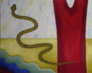 F230 La tete et la queue du serpent- Esope (Coll. Muse) - 81x100 cm