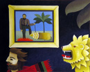 F134 Le lion abattu par l'homme (Coll. Muse) - 81x100 cm