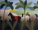 F042 Le cheval et l'ne - Esope (Coll. Muse) - 81x100 cm