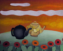 F193 Le pot de terre et le pot de fer (Coll. Muse) - 81x100 cm