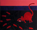 F132 La ligue des rats - appendice (Coll. Muse) - 81x100 cm
