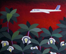 Piste d'atterissage en Brousse - 81x100 cm