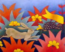 F130 Le livre et la tortue - sans titre (Coll. prive) - 81x100 cm