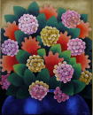 Les hortensias  (Coll. prive) - 65x81 cm