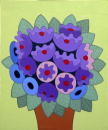 Sans titre - Bouquet - 54x60 cm