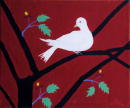 Pigeon papier peint - 50x61 cm