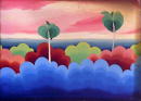 Sans titre - Palmiers - 50x70 cm