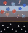 Sans titre - Fleurs  - 70x80 cm