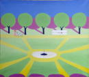 La promenade dans le parc - 70x80 cm