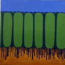 Sans titre - Cypres  - 80x80 cm