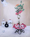 Sans titre - Fleur et vase - 60x73 cm