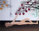 Eve et la pomme - sans titre - 81x100 cm