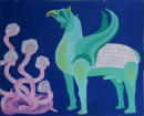 Sans titre - Dragons - 81x100 cm