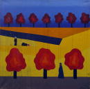 Ruth and Boz - 100x100 cm
