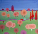 Sans titre - Arbres - 90x100 cm