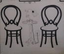 Sans titre - Chaises  - 110x130 cm
